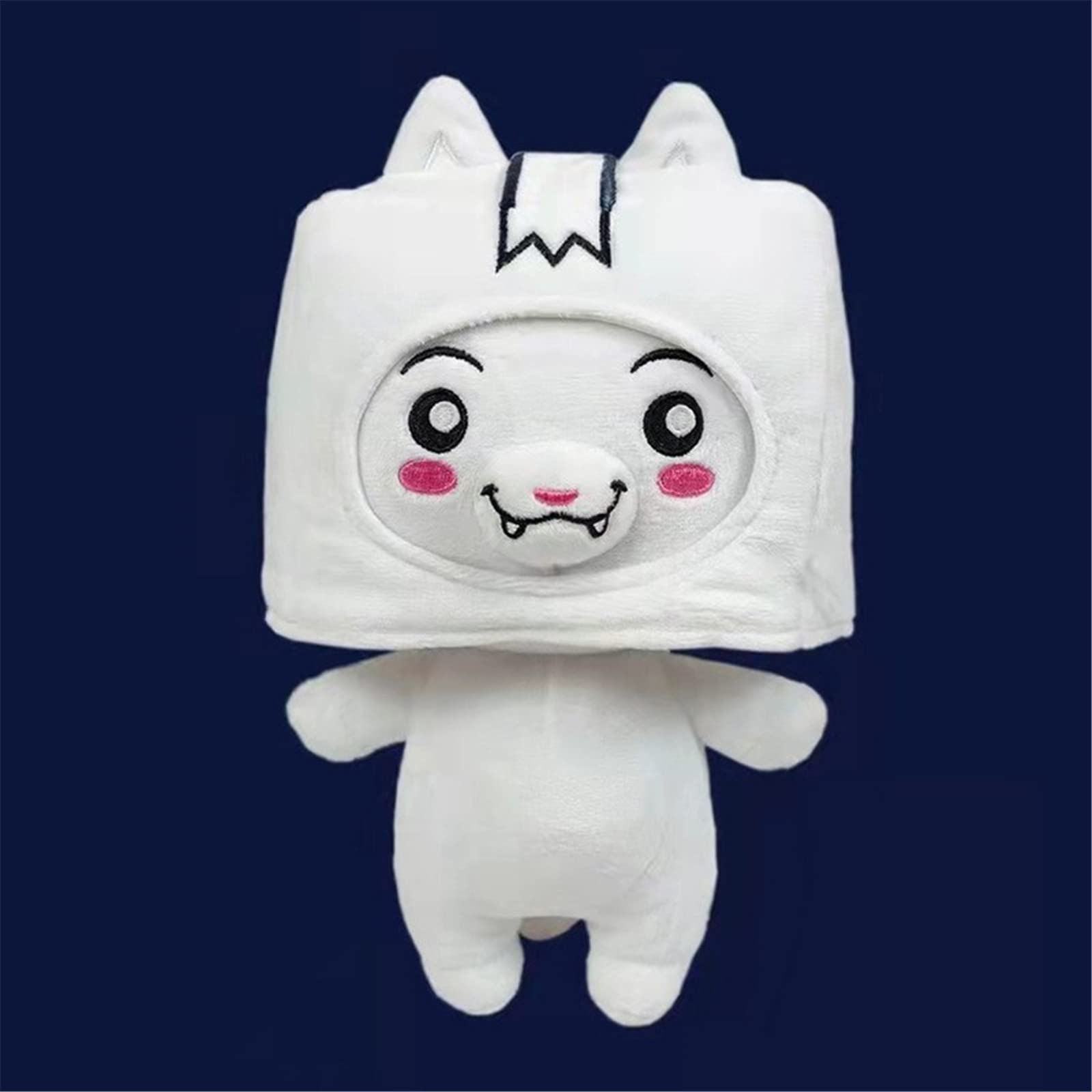 Ghosty Plush Toy - Glow In The Dark Halloween Stuffed Animal, 12 Inch, Soft Plush Doll (Foxy/Boxy Style)