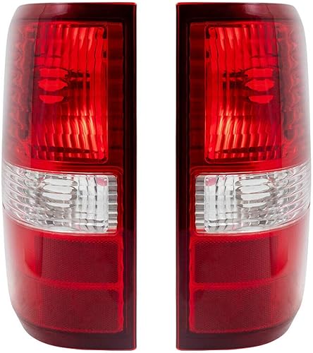 KarParts360 Para 2005 2006 2007 2008 Ford F-150 Luz trasera para el lado del conductor y del pasajero certificado CAPA (versión del vehículo King