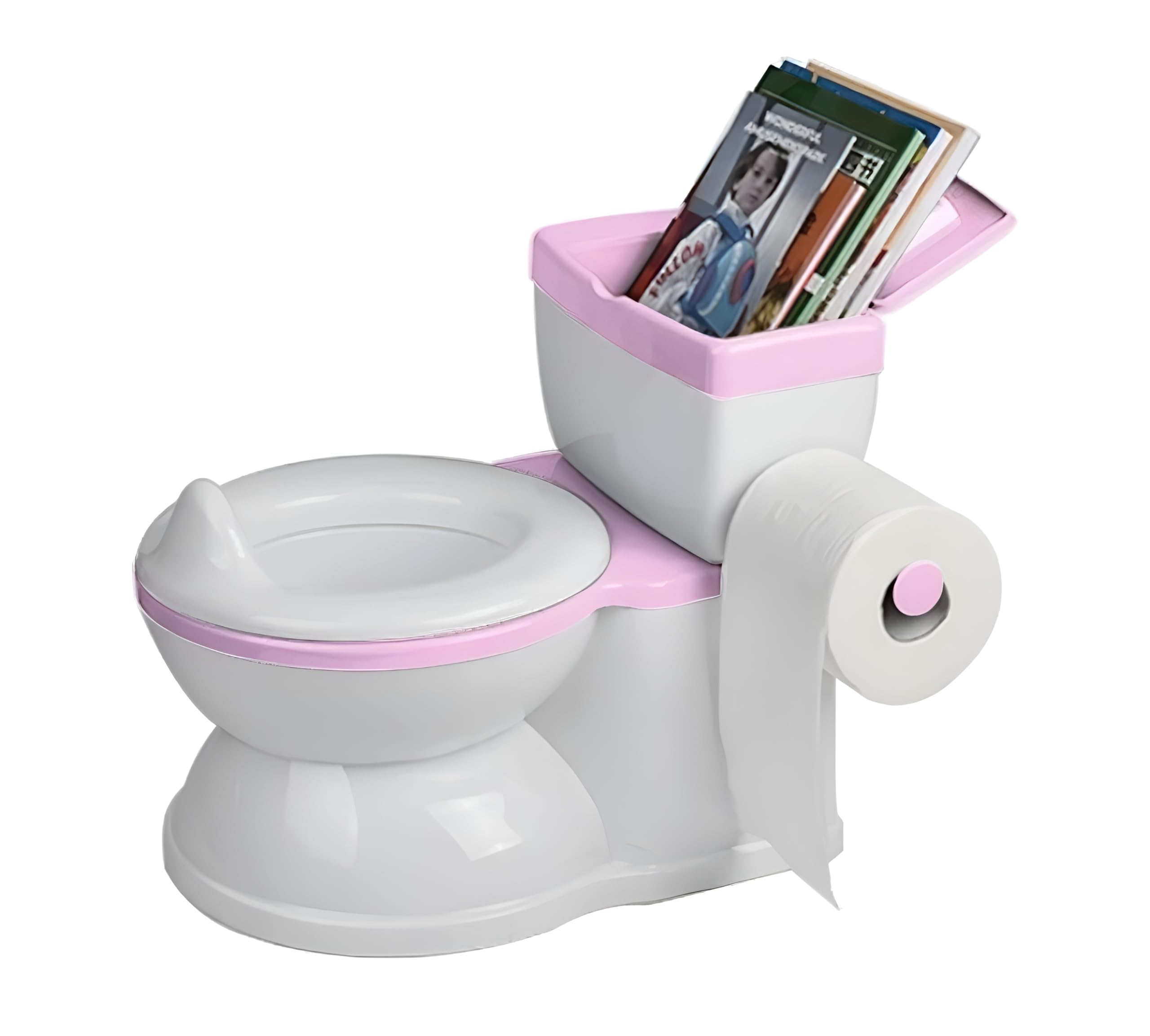 BABYBOND Kindertopf für Babys und Kinder mit Spülgeräusch Kindertöpfchen (Rosa)