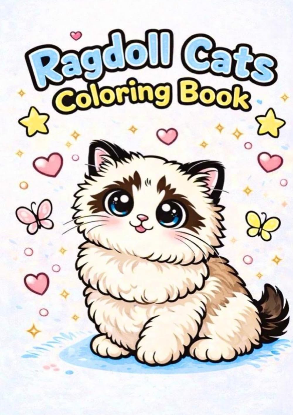 Ragdoll Cat Coloring Book: Cute Ragdoll Cats from Real Photos