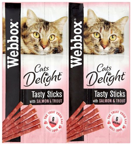 Webbox Delight Salmon Cat Treat 30 g (Pack of 25)