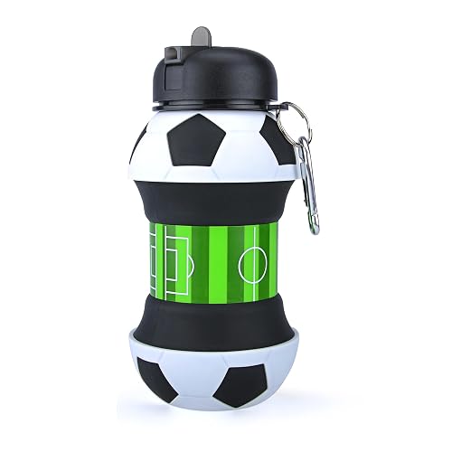 Garrafa de água dobrável para meninos e meninas sem BPA. Caneca infantil para ca