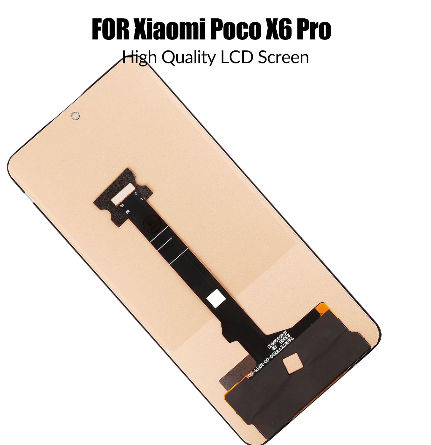 Écran de rechange pour Xiaomi Poco X6 Pro 5G | 2311DRK48G, 2311DRK48I, écran tactile LCD, numériseur, avec kit de réparation (pas de fonction d'empreintes digitales)