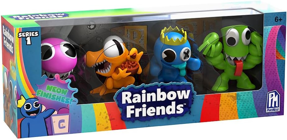 Rainbow Friends Series 1 Collectable Figure 4 Pack