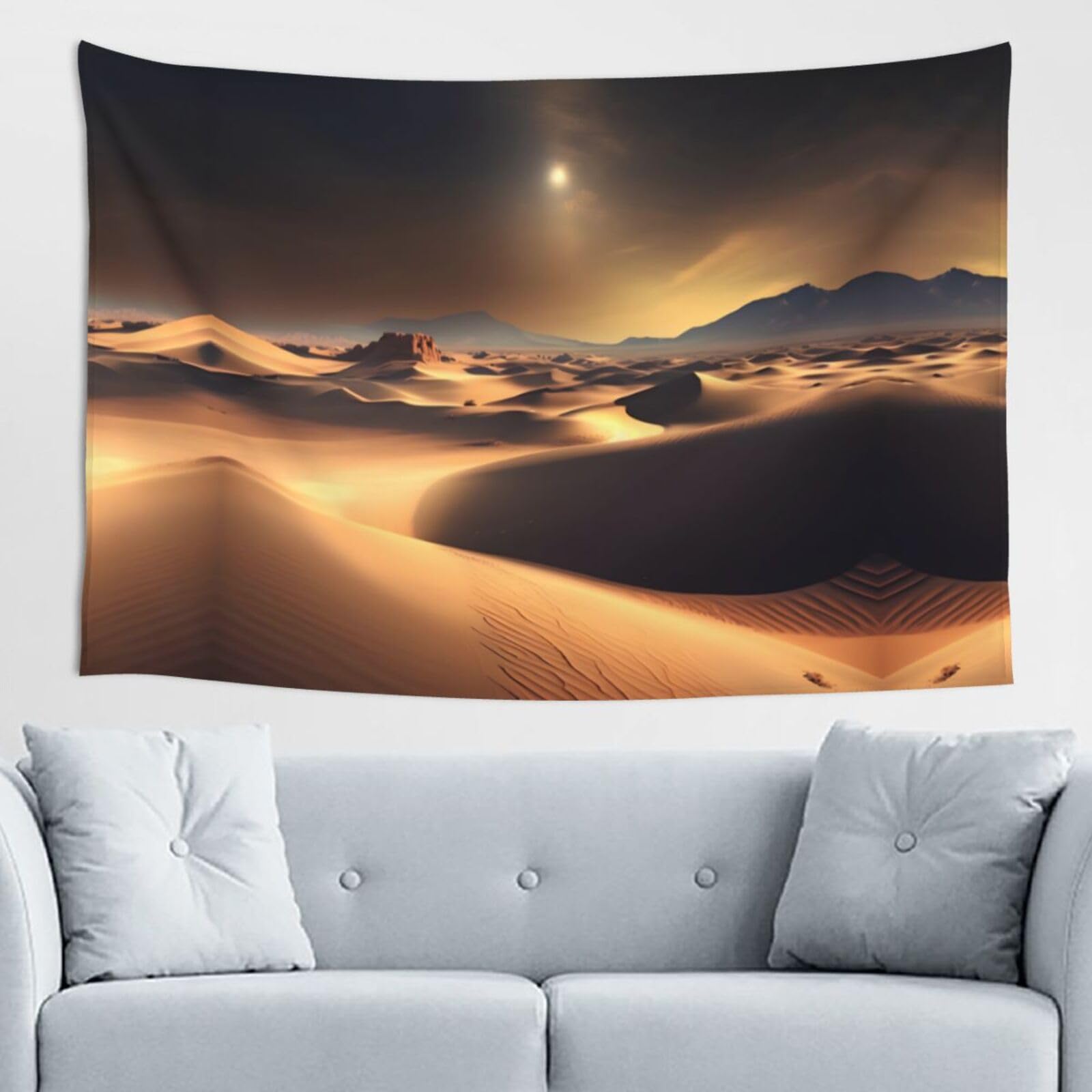 ZZYYDS Sahara Desert Wall Decor Tapestry 60x40in, Wall Hanging, Home Decor, Dorm Decor, Porch Tapestry, etc.