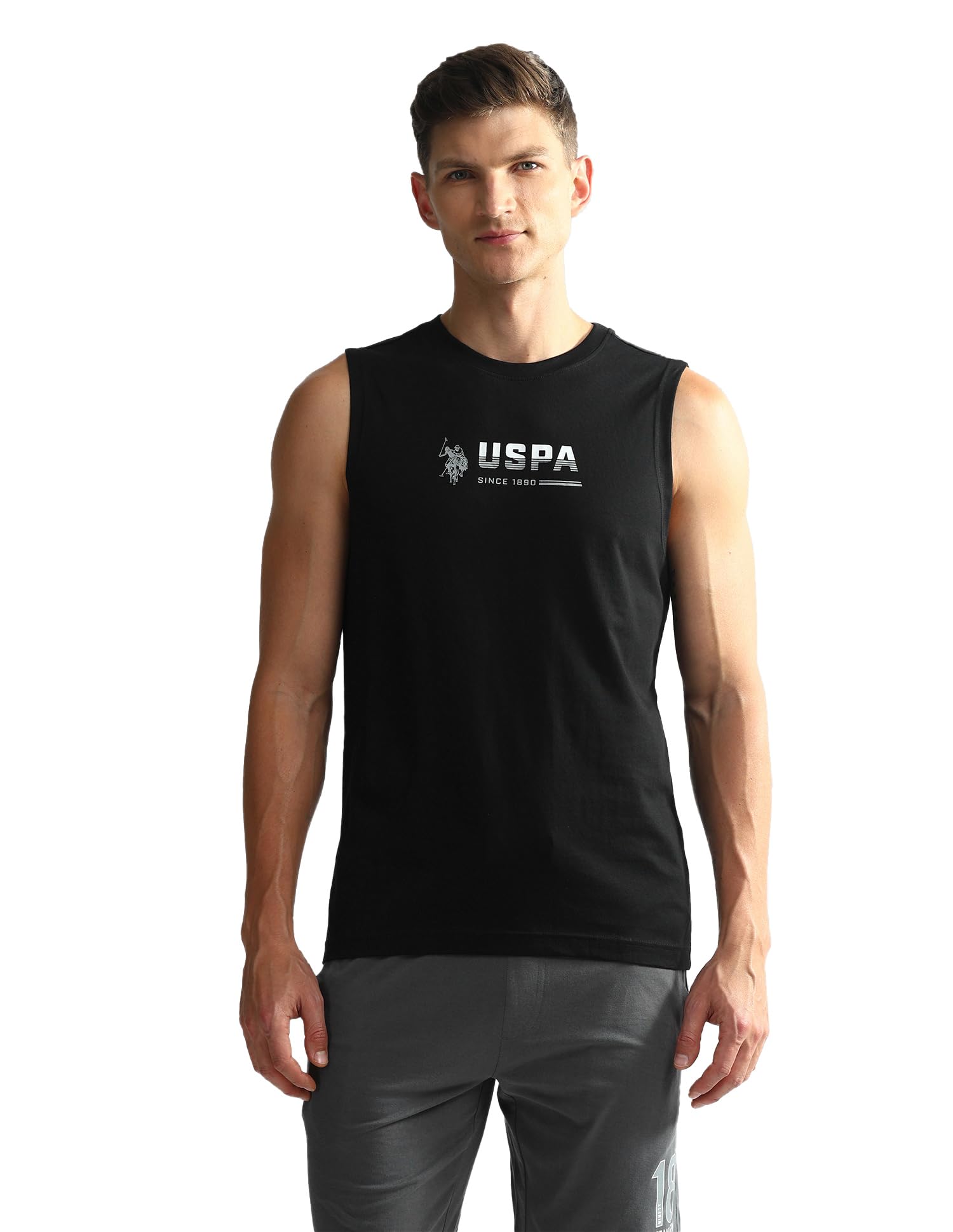 Men's Solid Regular Fit Vest