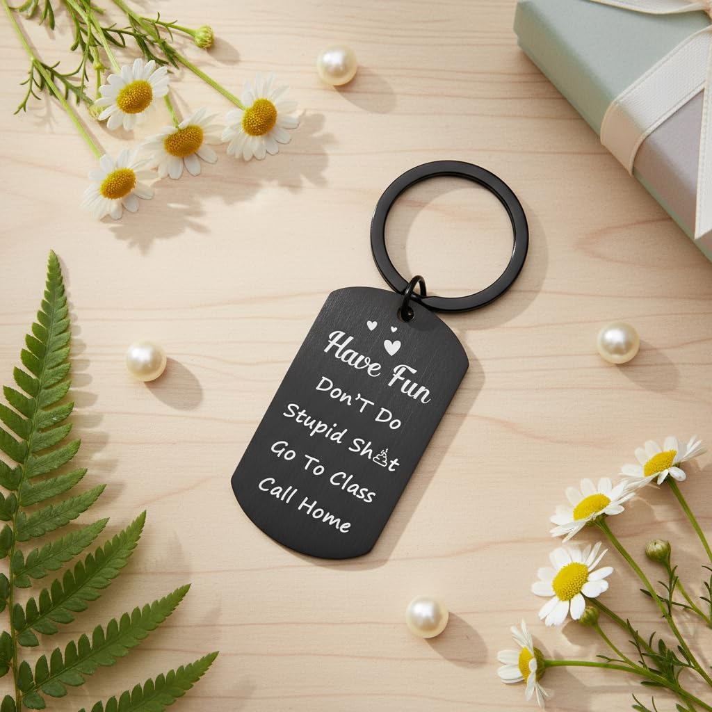 Stocking Stuffers For Teen Girls Keychain Gifts For College Student Encouragement gifts For University Life Funny Presents For Students Valentines Gift For Daughter Funny College Graduation gifts
