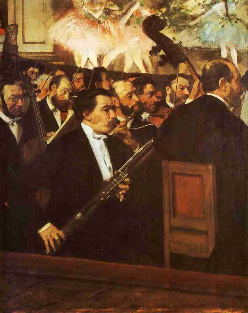 A4 Photo Degas Edgar 1834 1917 Orchestra of the Opera 1869 Print Poster