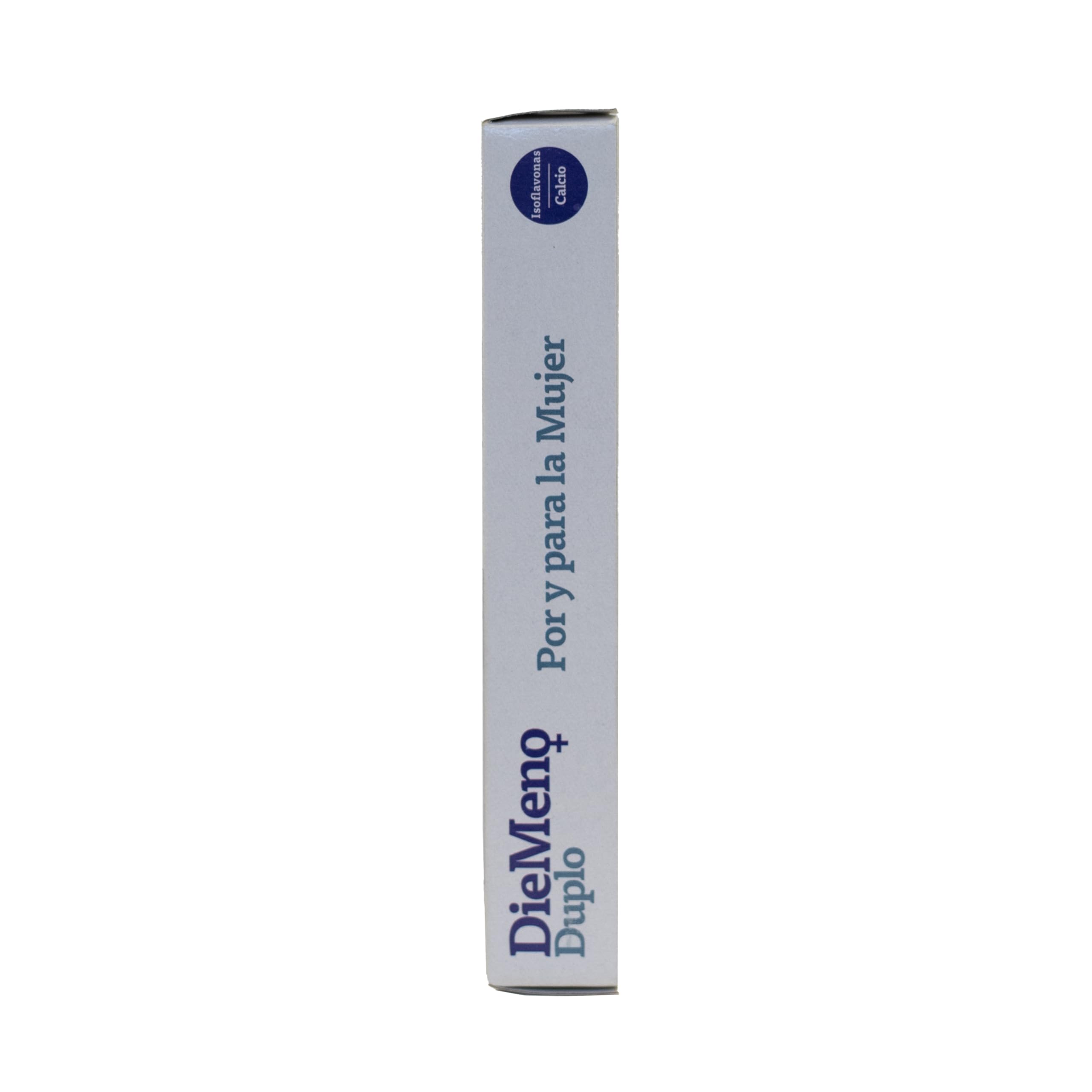 Duplo - Isoflavonas Calcio, Complemento Alimenticio, Cápsulas Entéricas ricas en isoflavonas con Calcio, Aliviar Síntomas de la Menopausia, 30+30 Cápsulas Día - Pack 6 Unidades de 60 Cápsulas