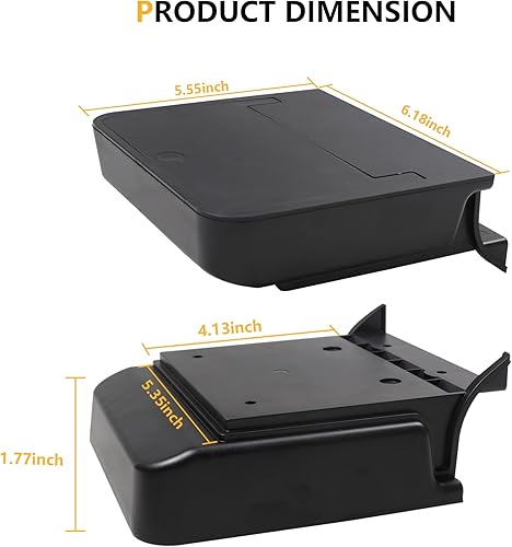 Miniatura 9 de One Touch - Caja organizadora de almacenamiento de consola central oculta compatible con Jeep Wrangler JL 4XE Gladiator JT 2018-2024 2025,