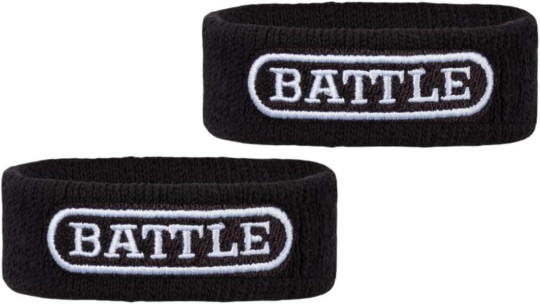 Battle Football Armbands - High-Performance Bands for Football Athletes - Includes 2 Bicep Bands - Ultra-Soft Material to Wick Away Sweat and Keep Hands Dry and Comfortable - Machine Washable