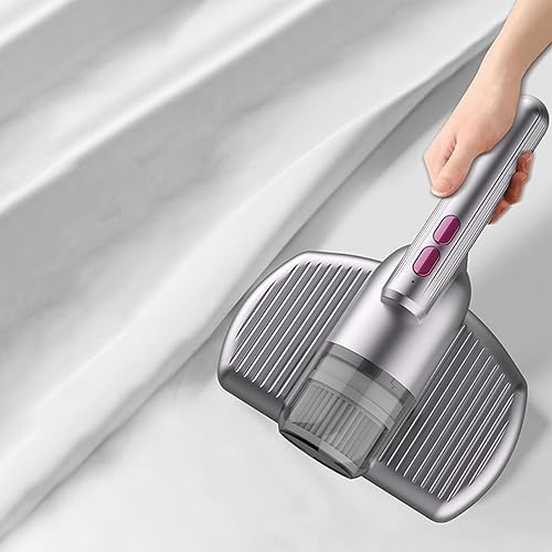 Miniatura 4 de Aspirador de cama, aspiradora de colchón 7.5KPa, limpiador de colchón profundo de mano de alta frecuencia, doble ritmo, adecuado para ropa de cama,