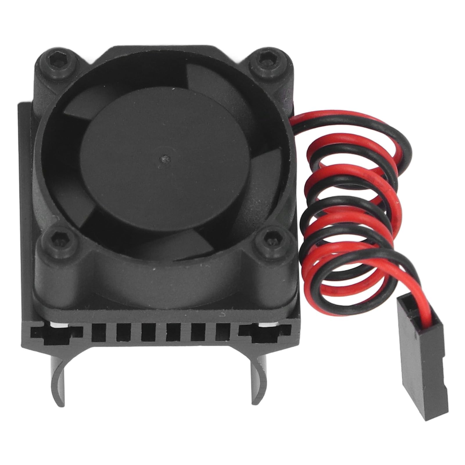 RC Motor Heatsink, Easy Installation Match Lightweight RC Motor Fan DC 5V Aluminum Alloy for DIY (Black)