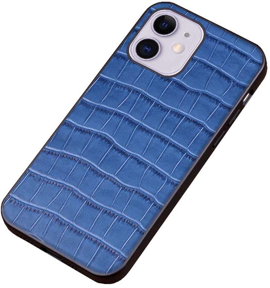 Étui iPhone 12 Mini antichoc et antidérapant avec protection caméra bleue