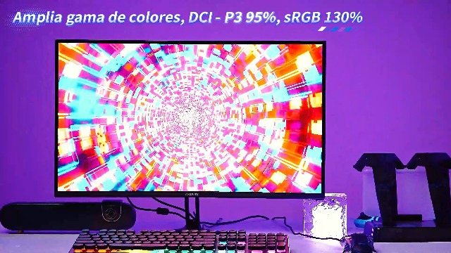 Amzfast Monitor Gaming Curvo 27'' - 240Hz, 1ms MPRT, Adaptive Sync