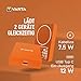 VARTA Power Bank 5.000mAh, magnetische kabellose Powerbank, Mag Pro Power on Demand, Wireless, 7,5W, Ladegerät mit USB Typ C, kompatibel mit MagSafe & Qi Standard (iPhones & Android), orange