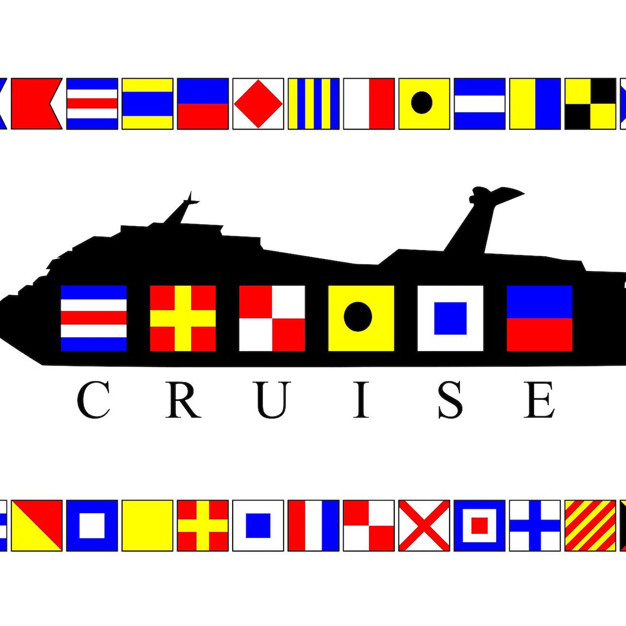 CafePress Cruise Signal Flags B Patches 4