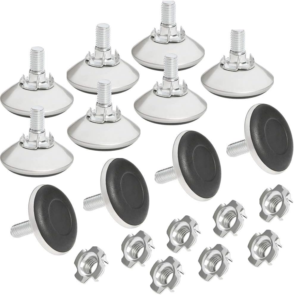 YOTINO M8 Adjustable Leveling Feet 20Pcs Furniture Table Legs Glide