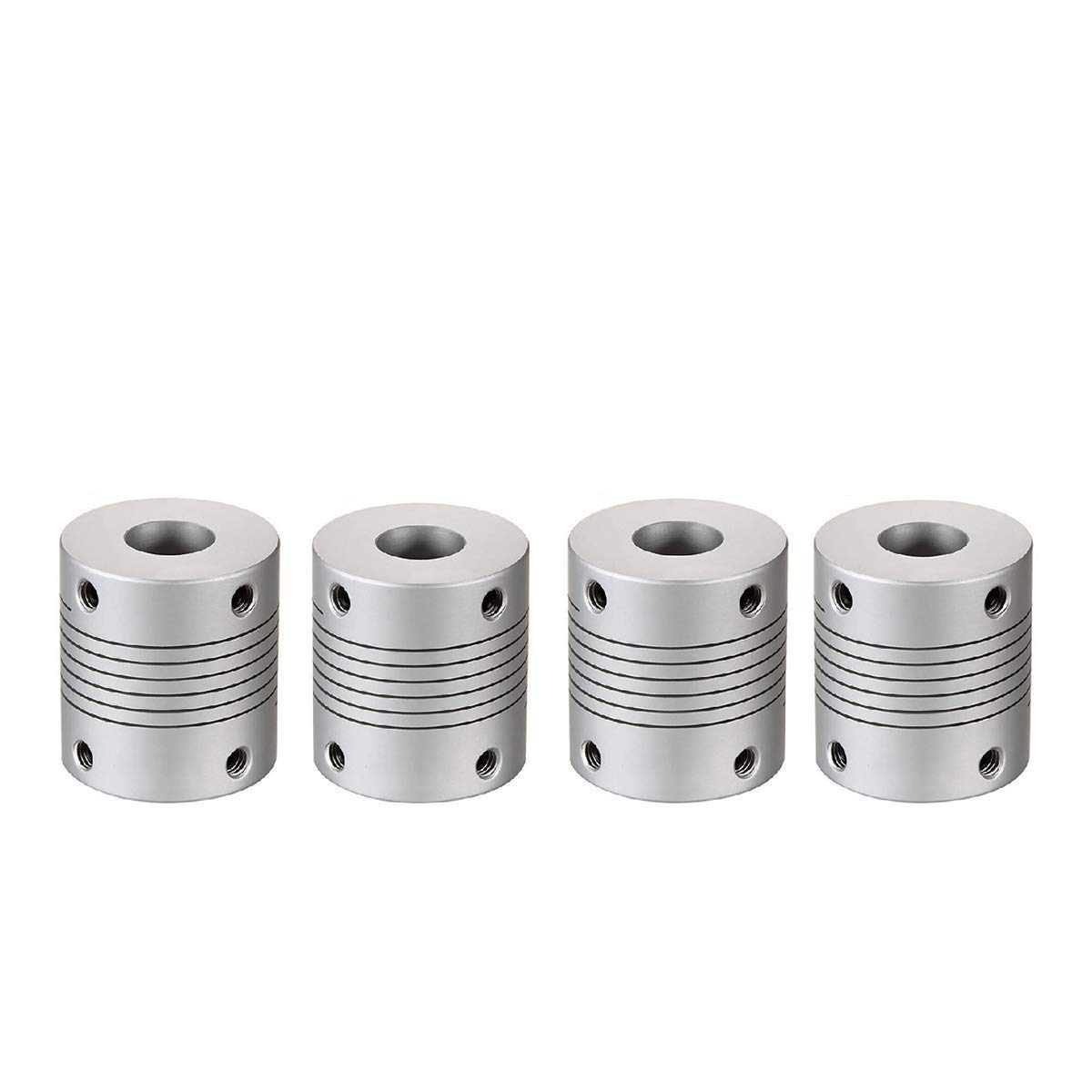 REES52 Power 4 Pcs 5mm/0.2" to 8mm/0.31" Stepper Motor Flexible Shaft Coupling Aluminum Alloy Joint Connector for 3D Printer/CNC Machine/DIY Encoder Include 4 Screws &1 Screwdrive (B07WK7MD7M) Amazon Price History, Amazon Price Tracker