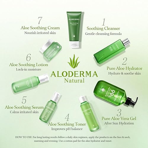 Miniatura 8 de ALODERMA Suero calmante esencia con 85 de aloe vera orgánico puro y fabricado dentro de las 12 horas de la cosecha ingredientes botánicos naturales