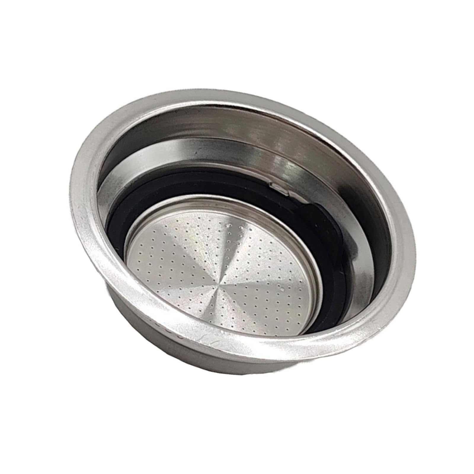 Espresso Enthusiasts Present 51mm Stainless Steel Coffee Filter with Detachable Cup Espresso Machine Part Home Coffee Making Supplies