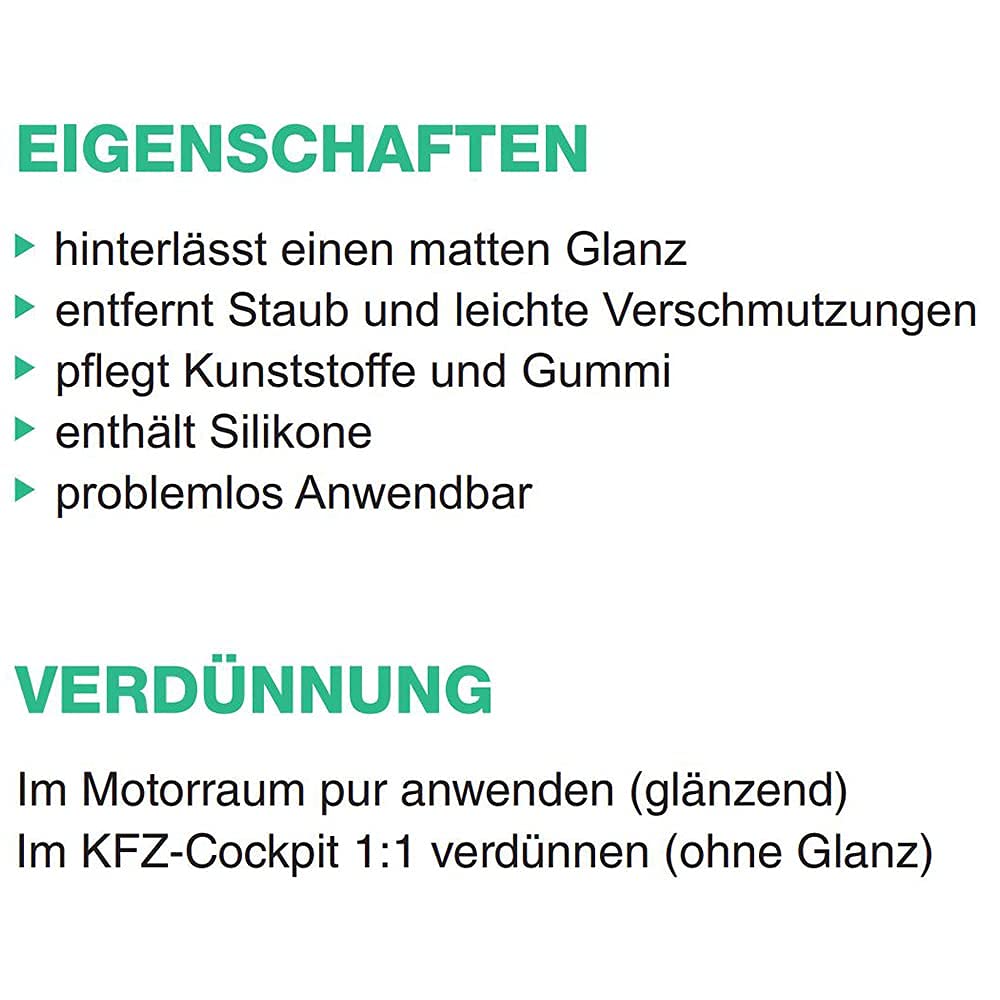 YOU.S Premium Care Kunststoffpflege Reiniger Innen Außen und Motorraum - 2x 500 ml