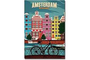 Amsterdam City Souvenir Travel Magnet Collection Gift Idea