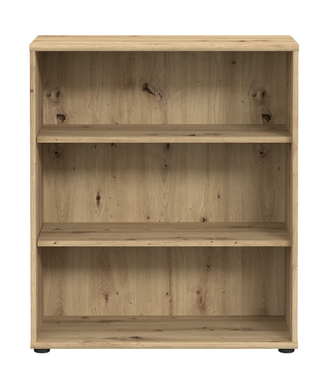 FORTE TEMPRA 2 Regal mit 2 Einlegeböden, Holzwerkstoff, Artisan Eiche Dekor, (B x H x T) 73,7 x 85,5 x 34,8 cm
