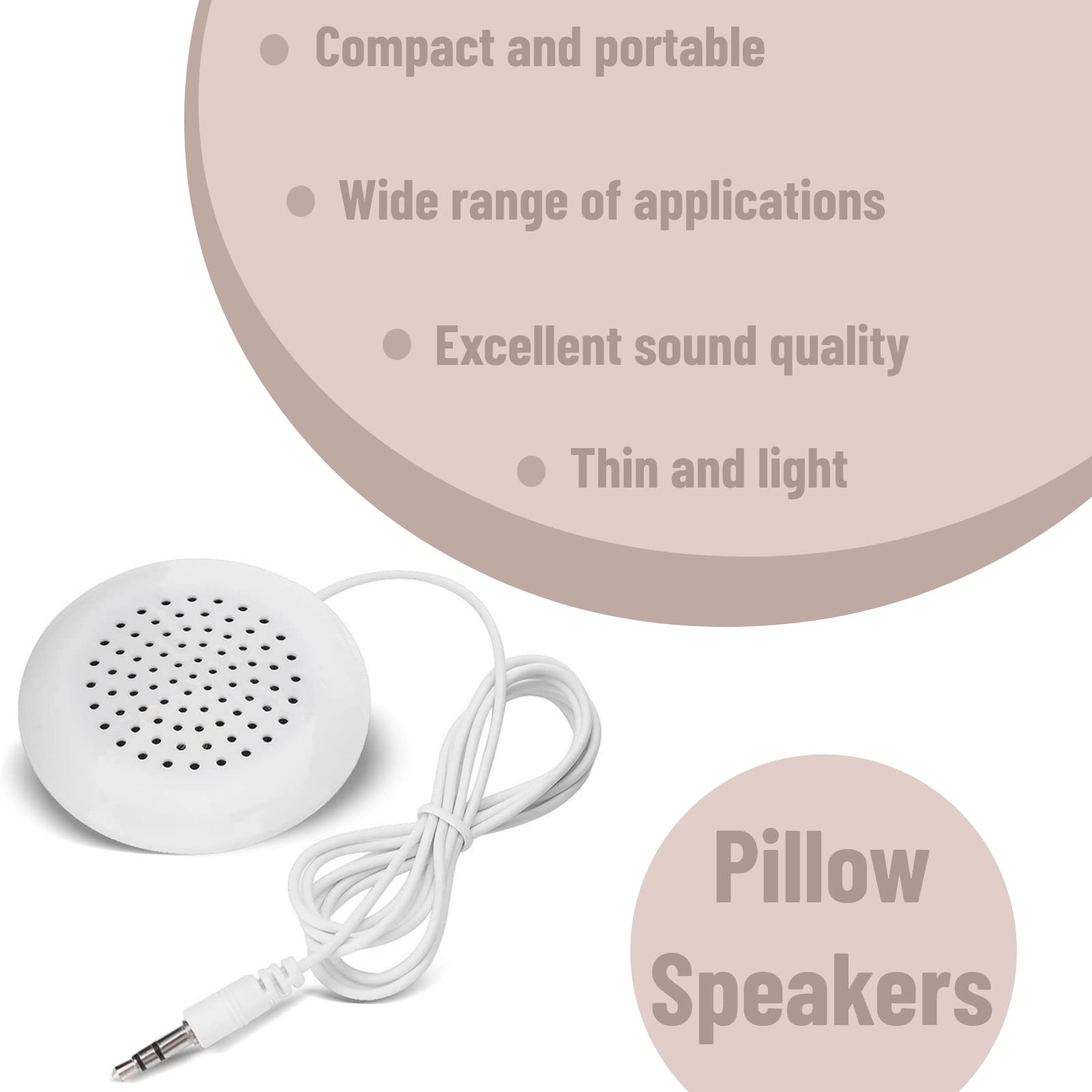 Cuscino Parlante Ultra Sottile Per Dormire - Altoparlante Portatile Con Vibrazione Morbida, Timer Di Spegnimento, Batteria 7 Giorni, Suoni Della Natura E Rumore Bianco, Perfetto Per Rilassarsi