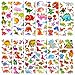 BEESTECH 24 Sheets Dinosaur Stickers 450+ for Kids Boys Girls Toddlers, Teacher Reward Stickers, Potty Chart Training, Dinosaur Party Favor Supplies, Goody Bag Stuffers，Pinata Filler