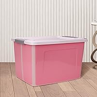 Vista 6 de 56 Quart Ultra Latch Box Large Storage Bins Waterproof Utility Tote Organizing Container Box with Buckle Lid Collapsible Clear Plastic Storage Box