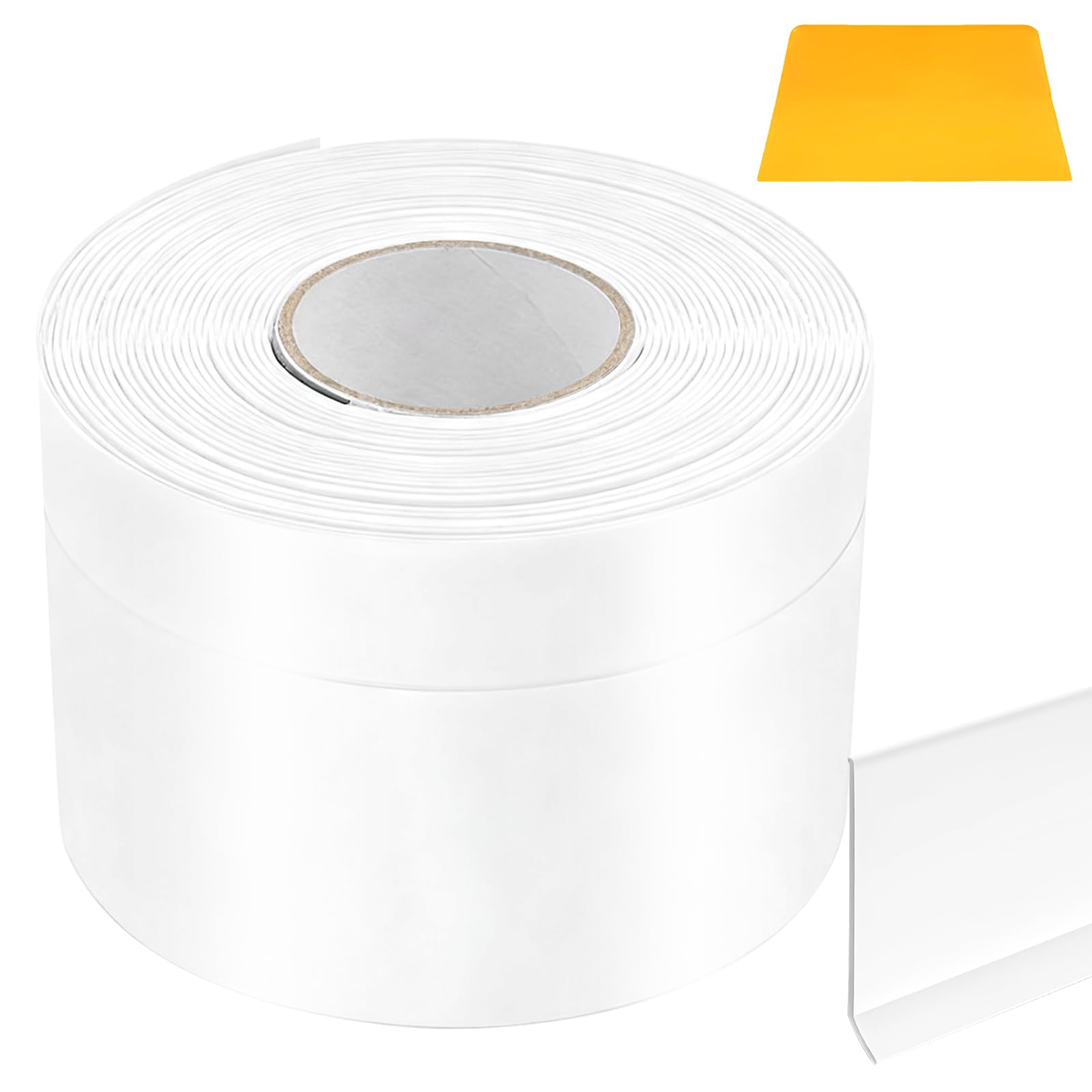 Plinthe souple autocollante pour masquer les joints de dilatation