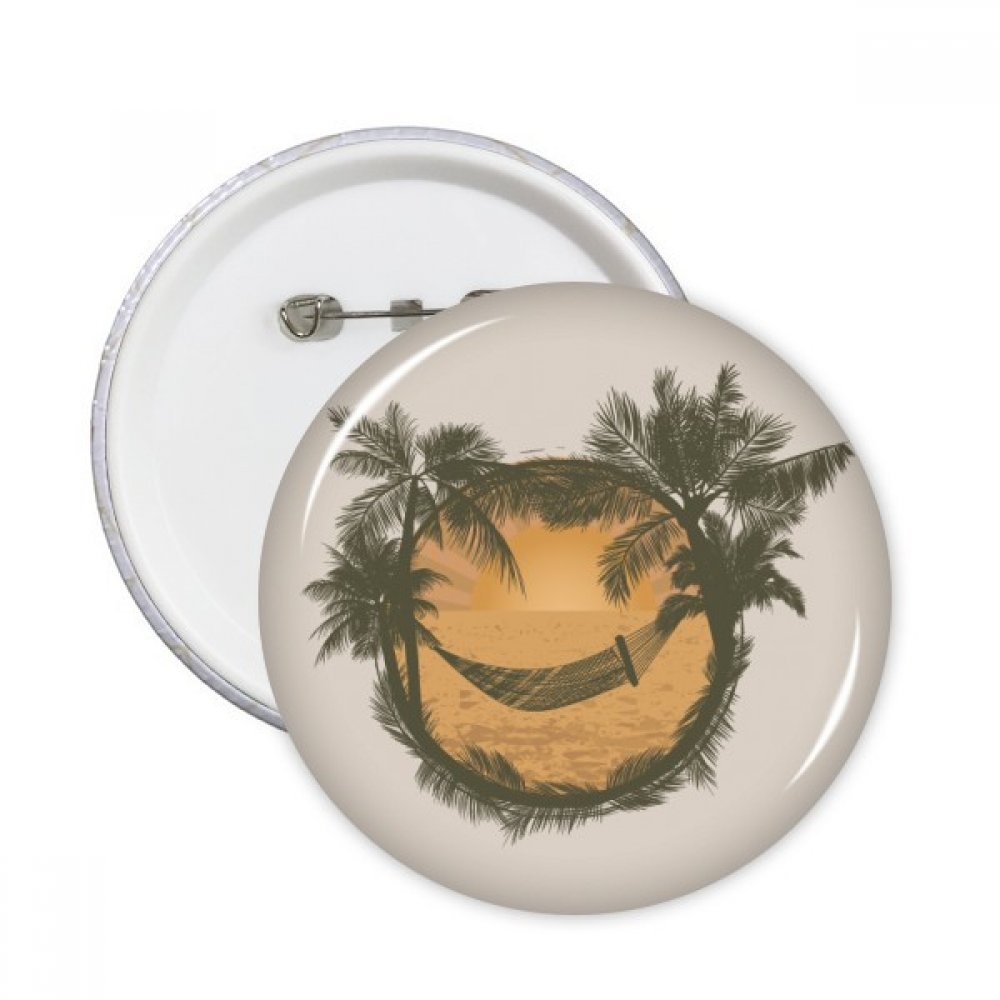 Badge ronde Pins bouton coco plage pour customiser vos vêtements taille L - 3