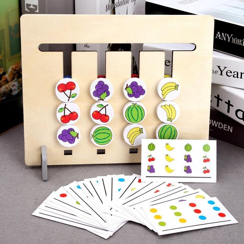 WITTY POPS- Logical Colour Matching Fruit Maze Puzzle 4 column-Early Learning Montessori Educational Wooden Toys for Toddler Kids 3+ years (B0CHQN7WG5) Amazon Price History, Amazon Price Tracker