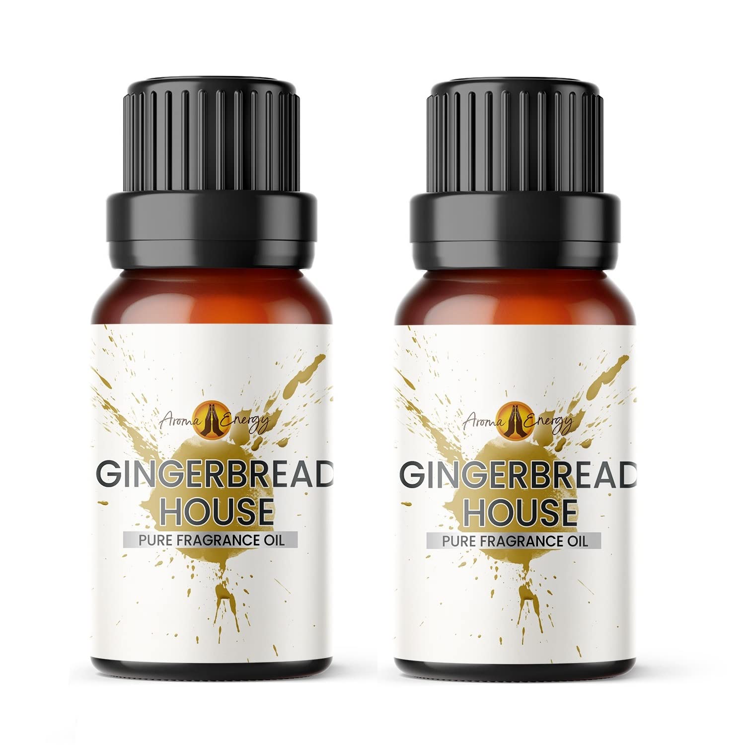 Aroma Energy | Gingerbread House Fragrance Oil 20ml (2 x 10ml) - Highly Scented Oil for Making Candle, Soap, Wax Melt, Diffuser etc — image 1