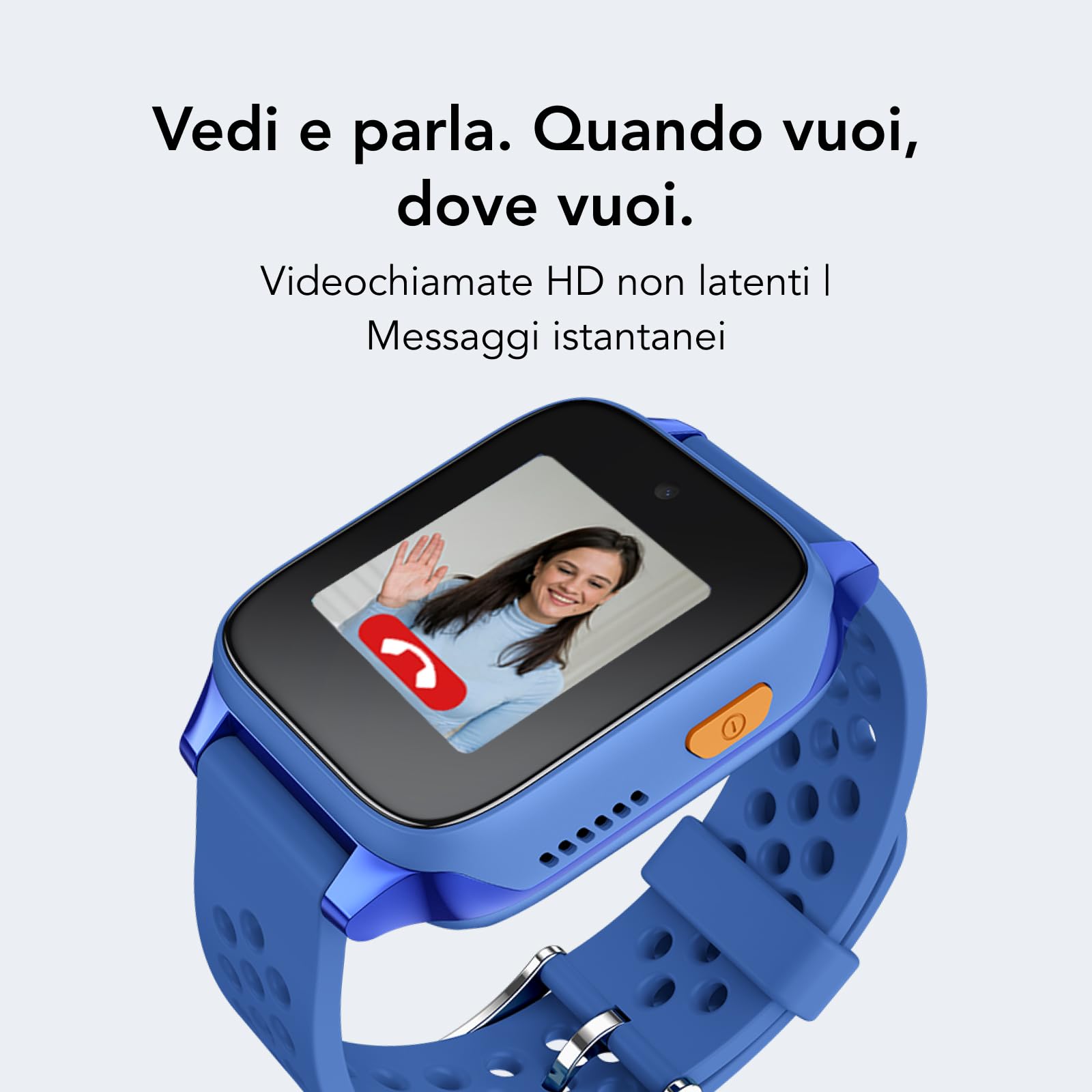 TCL MOVETIME MT46 - Smartwatch per bambini 4G, con Tracking GPS, Pulsante SOS, Fotocamera da 2MP, Fitness Tracking e Temi personalizzati, rosa
