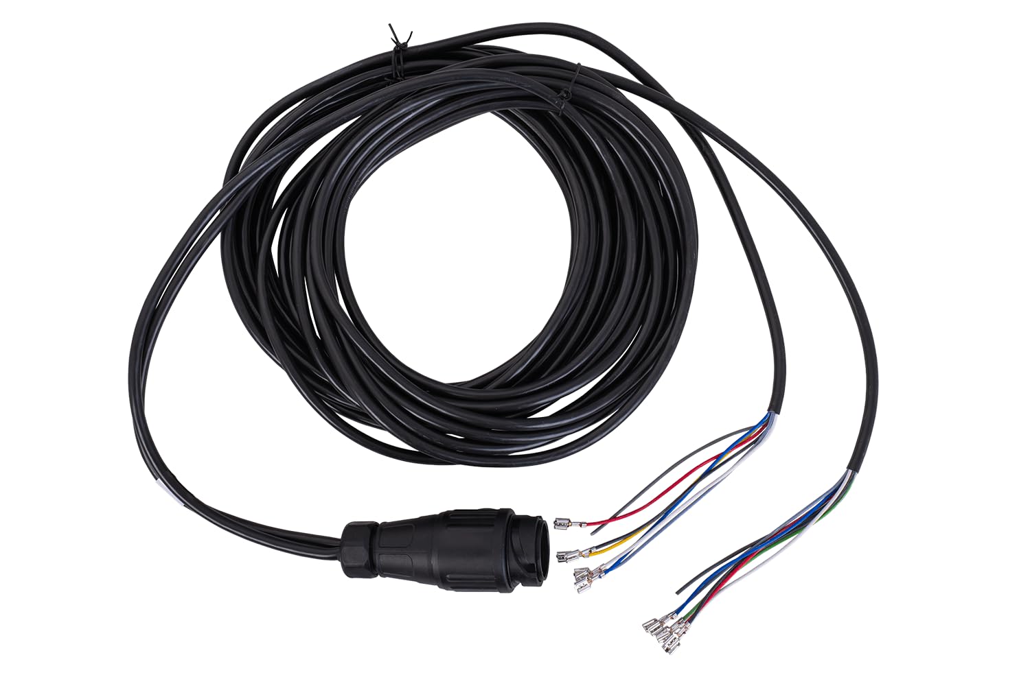 MANTES Anhängerkabelbaum 8 m 13 polig universal 12 V 8 m 0,75 mm2 13 polig 5 Funktionen für Anhänger Autotransporter und Wohnwagenanhänger 8 m Positionslicht Rückfahrlicht Blinker