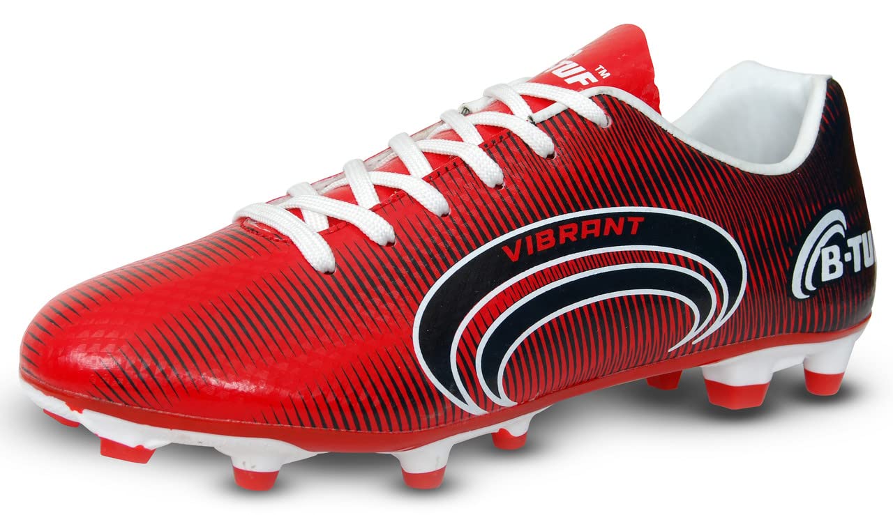 Vibrant Football Shoes Studs TPU Sole for Men Boys Unisex Kids