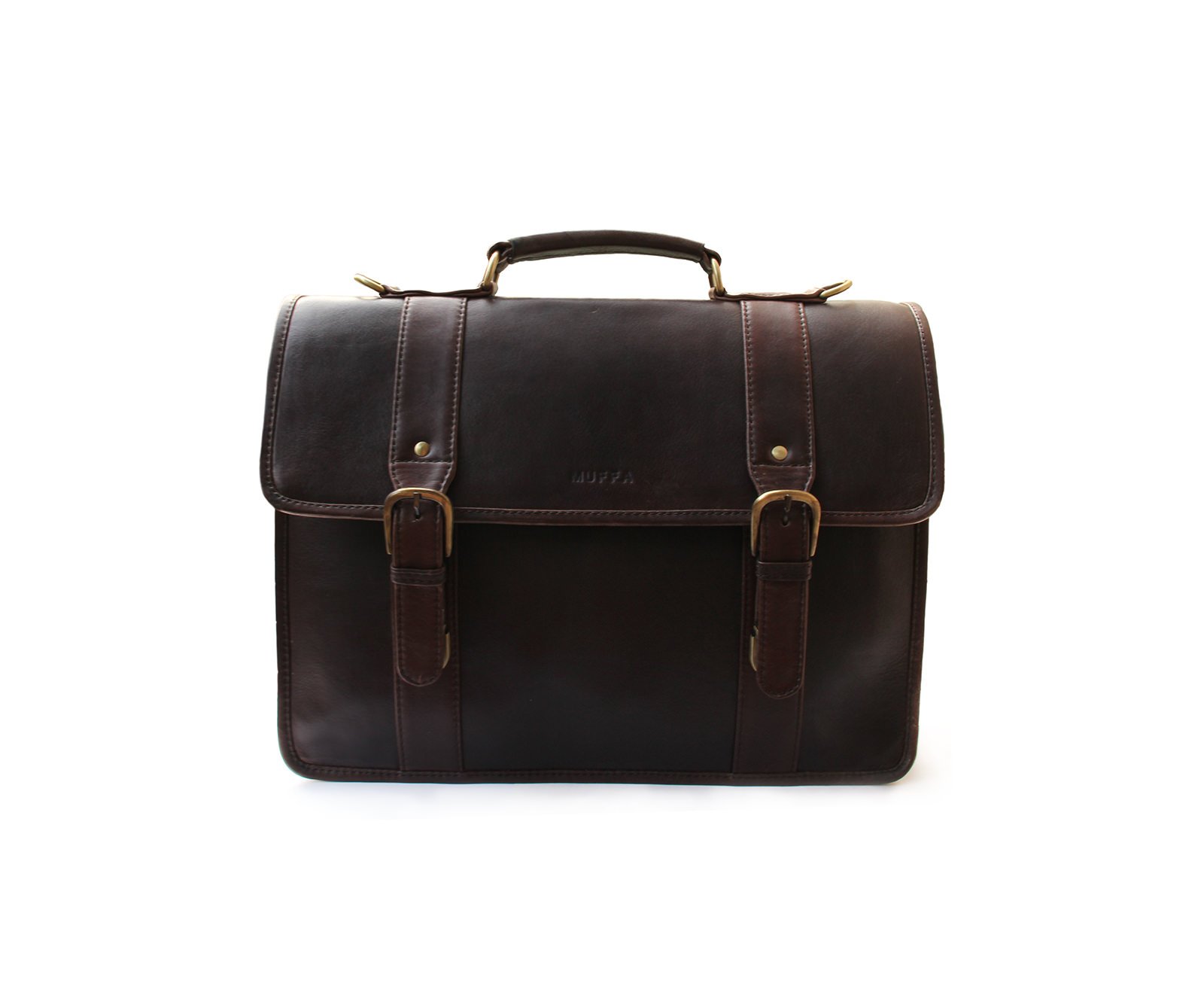 Leather Chocolate Brown Briefcase Iii-image-13