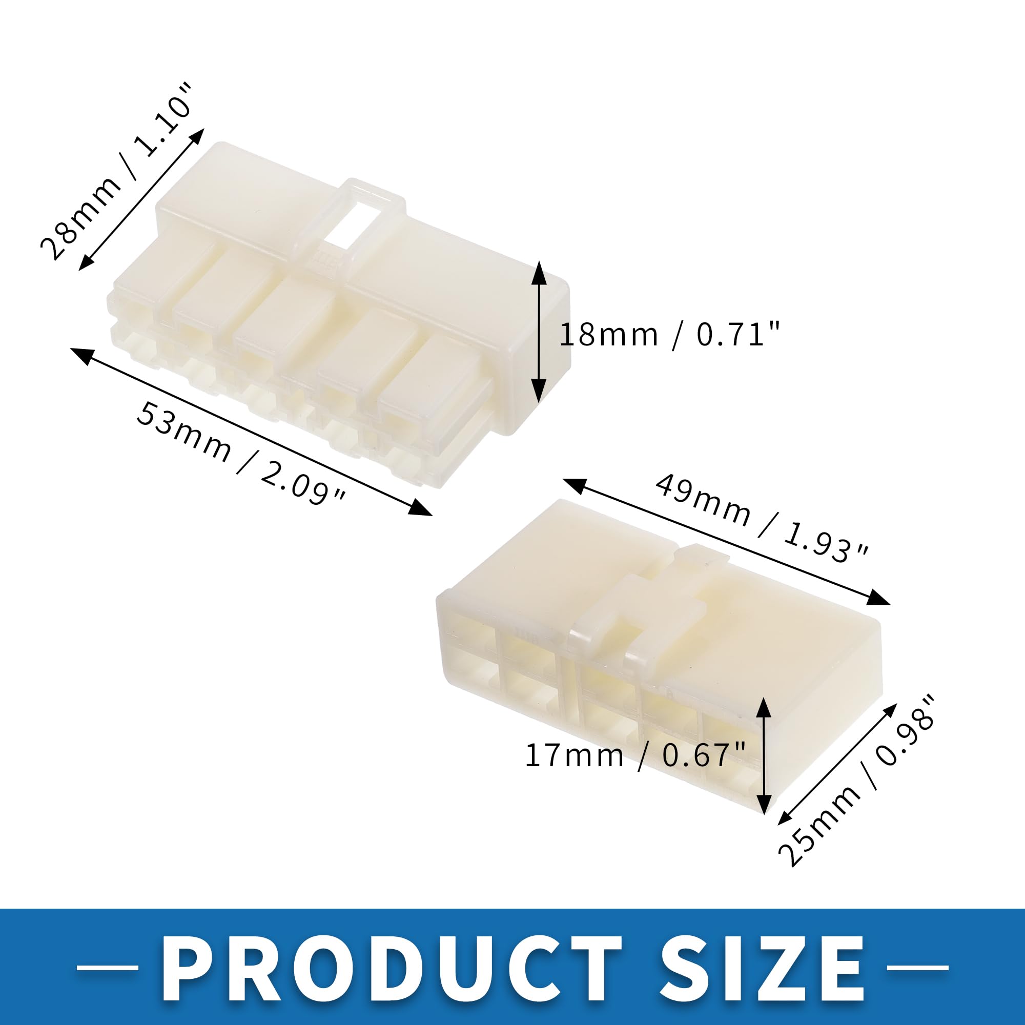 Kit Connettori Elettrici Auto 10 Pin Impermeabili - Maschio/Femmina, Per Cavi, Moto, Barche - Foto 12