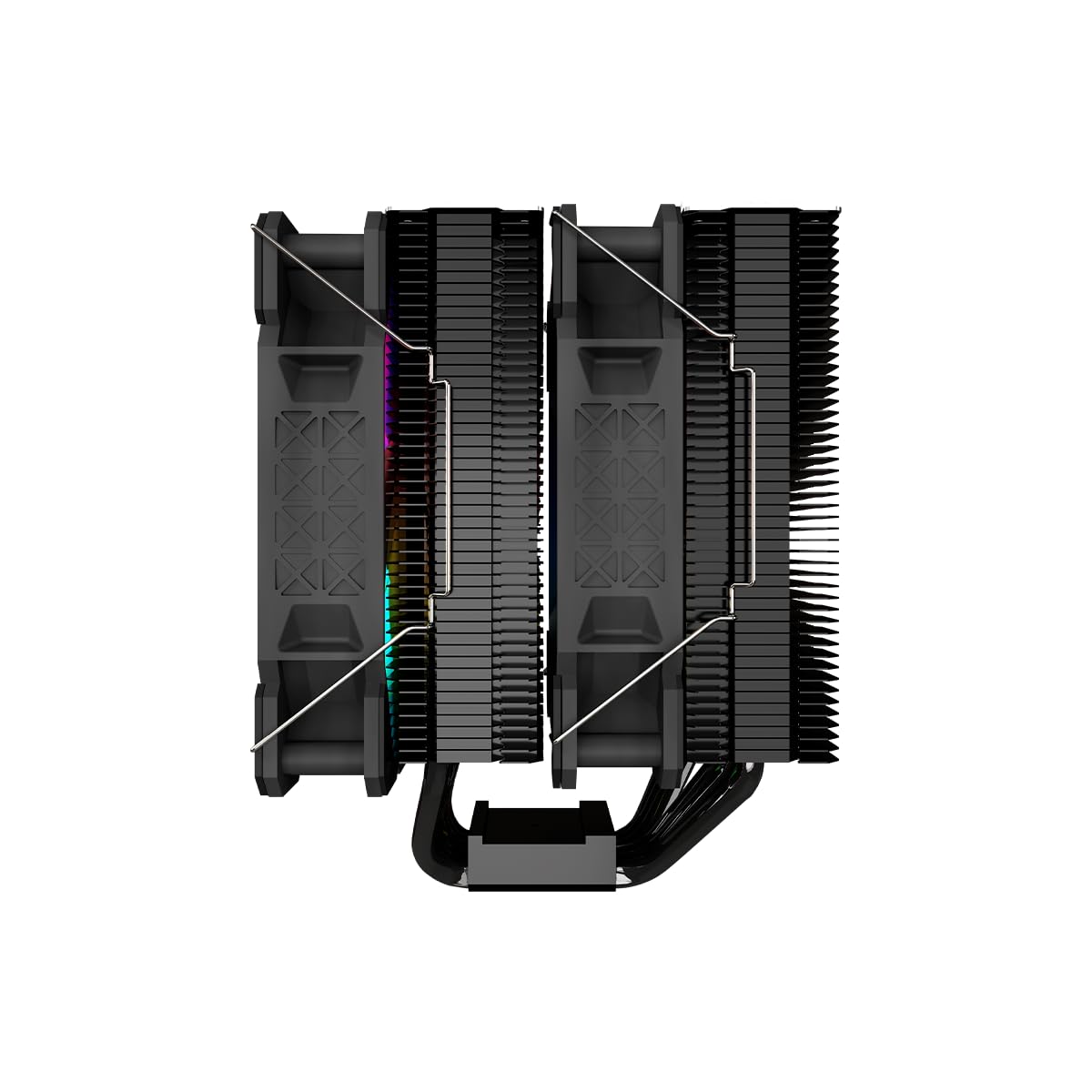 Nfortec Sculptor X2 disipador CPU ARGB 240W TDP doble ventilador 120mm Intel AMD negro