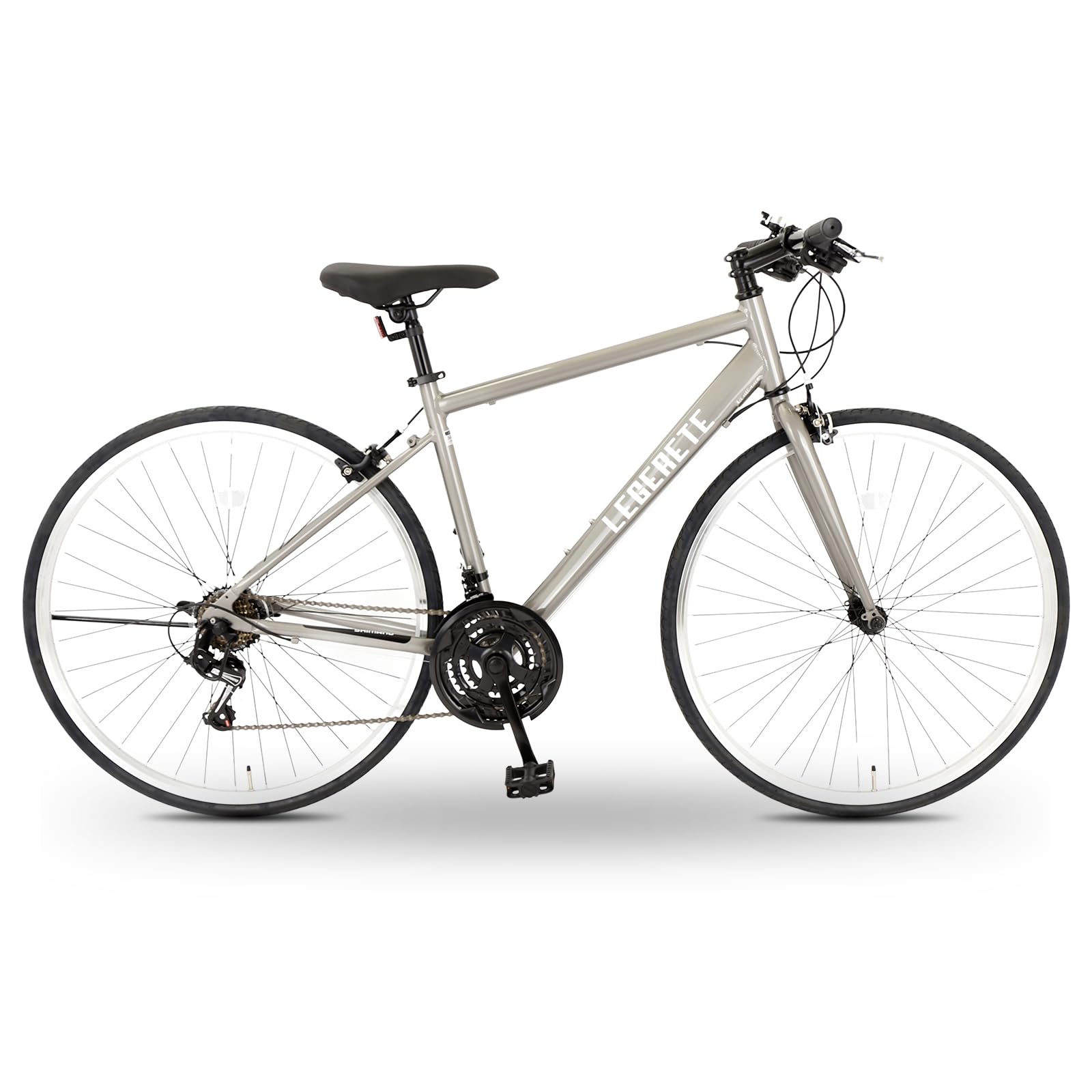 MACCE クロスバイク 700C ホワイト Amazon | MAKTA クロスバイク 700C 自転車 21段変速 泥除け付き 通勤