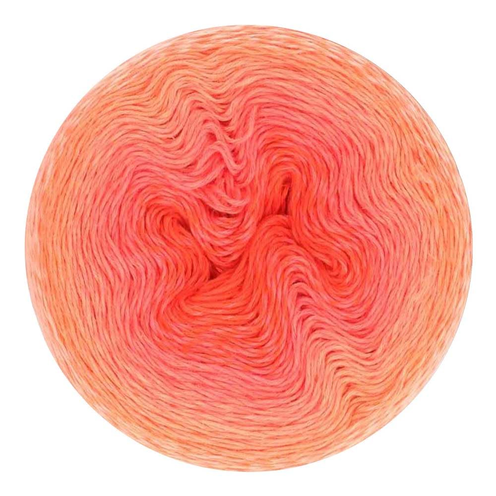 Whirl 1 Cake (1000 m / 1,094 yd) Yarn - 557 Coral Catastrophe, Cotton/Acrylic Gradient