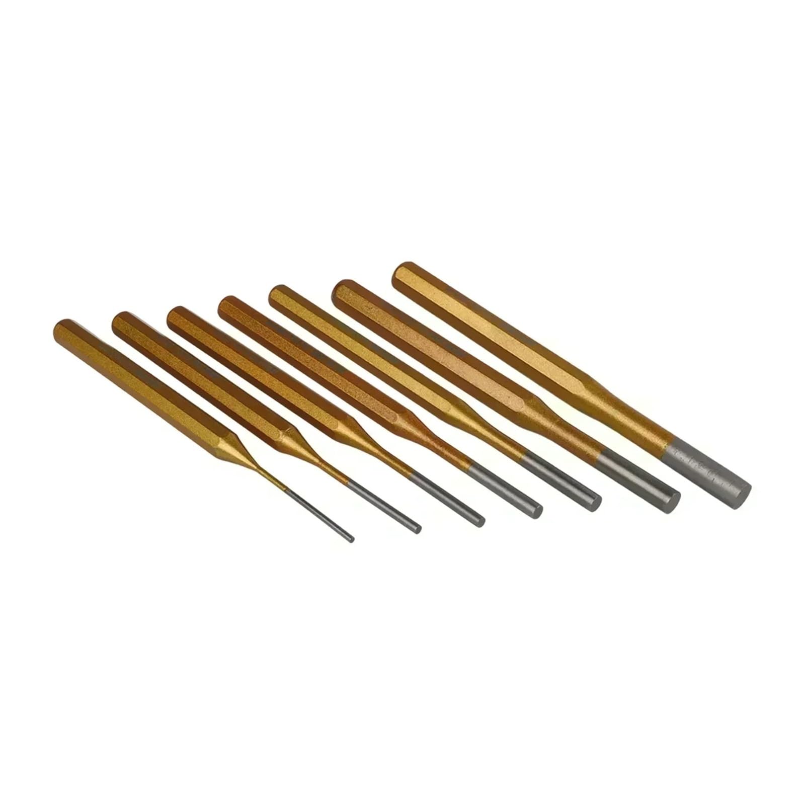 7 Uds. Removedor de herramientas punzón rodillo 2-10mm, cono cincel alta resistencia, reparación relojes for mantenimiento maquinaria, accesorios Hardware