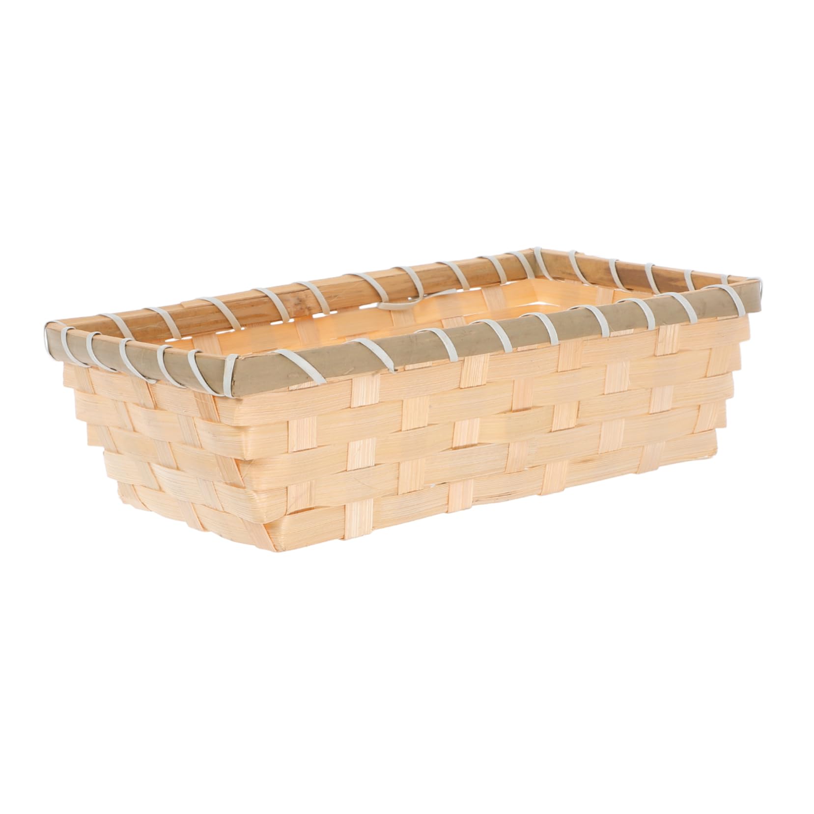 GOOHOCHY Storage Basket for Kitchen Woven Fruit Bread Container Practical Multiuse Kitchen Accessory Natural Organizing for Fruits Eggs Essentials