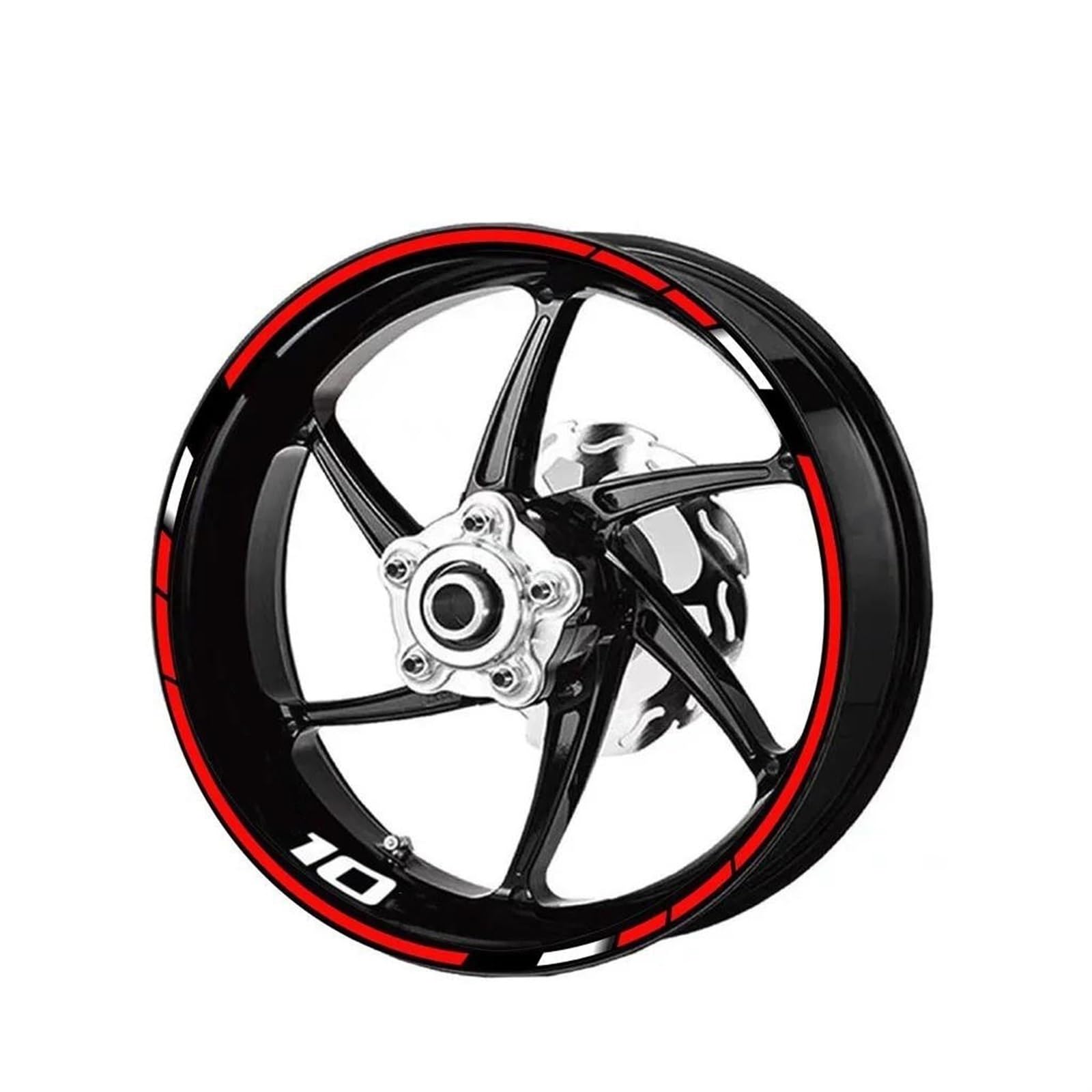 Stickers Motorcycle Stickers Reflective Wheel Rim for ZX10R ZX-10R 10R(Style 3)