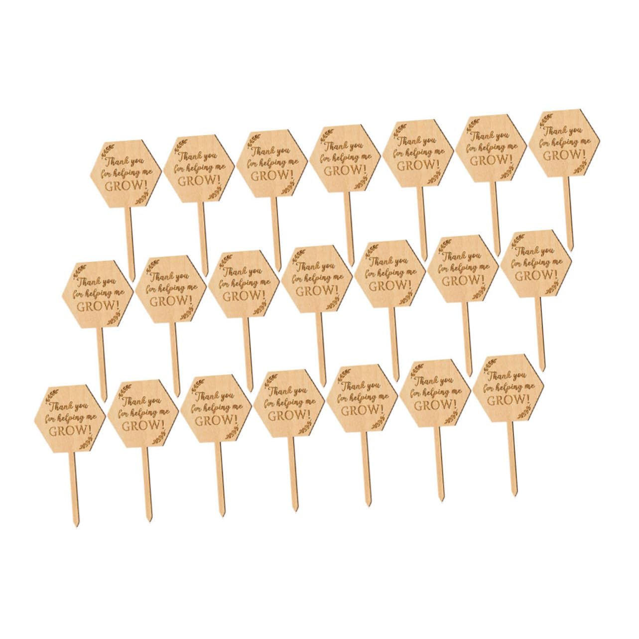 ibasenice 3 Ensembles Étiquette En Bois Étiquettes De La Plante Suspendue Marqueur De Jardin Marqueurs De Plantes De Jardin Étiquettes De Semis Petites Étiquettes De Jardinière 40 Pièces * 3
