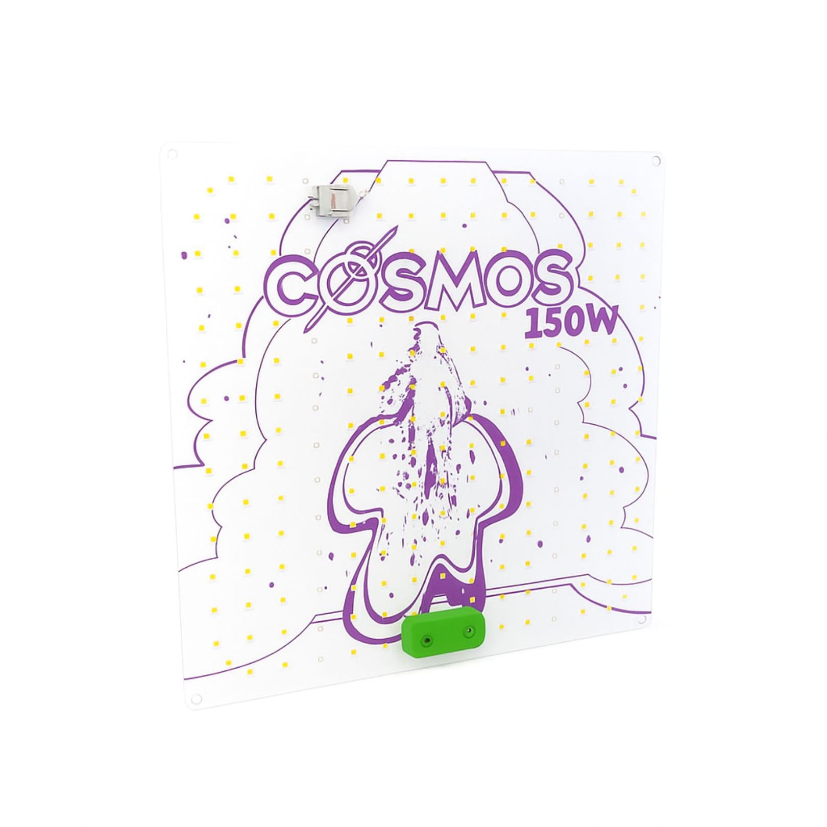 Weedness Cosmos Lampada LED per Piante 150 Watt Spettro Completo 40x40 cm 2,5 μmol/J - Coltivazione Interna Esterna Germinazione Fioritura Crescita