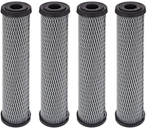 Pentek C1 Carbon Filter Cartridge, 9-3/4 x 2-1/2, 5 Micron (4, 1 Pack)