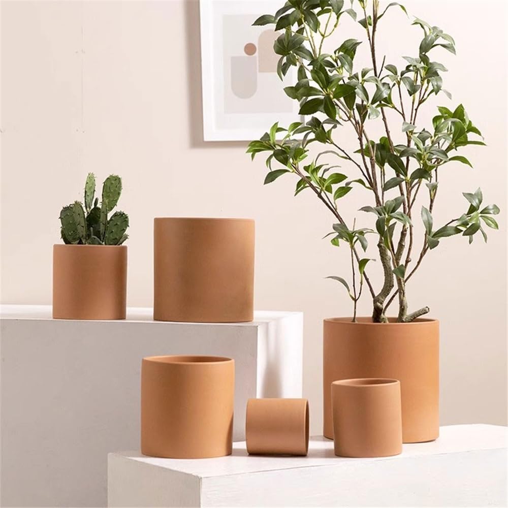 Vaso Ovale Tradizionale Per Piante Da Giardino In Terracotta Per Esterni E Interni 50 Cm Verde Nyssa 84592016